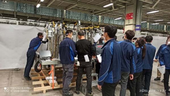 沈陽(yáng)鐵西寶馬G28BEV項(xiàng)目樣板夾具通過(guò)客戶驗(yàn)收，現(xiàn)場(chǎng)正式開(kāi)工